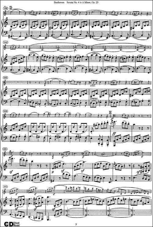 Violin-Sonata-No.4-in-A-Minor-Op.23-小提琴+钢琴伴奏-提琴谱