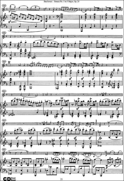 Violin-Sonata-No.5-in-F-Major-Op.24-小提琴+钢琴伴奏-提琴谱