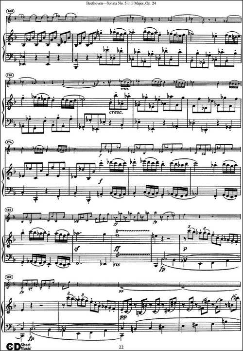 Violin-Sonata-No.5-in-F-Major-Op.24-小提琴+钢琴伴奏-提琴谱