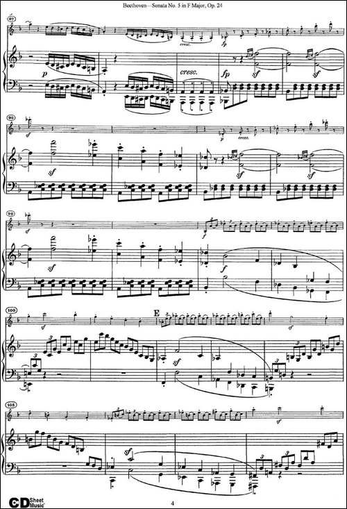 Violin-Sonata-No.5-in-F-Major-Op.24-小提琴+钢琴伴奏-提琴谱