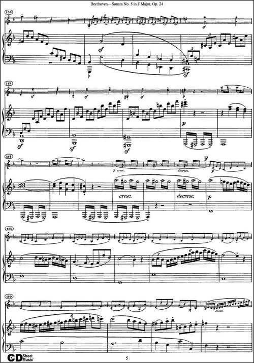 Violin-Sonata-No.5-in-F-Major-Op.24-小提琴+钢琴伴奏-提琴谱