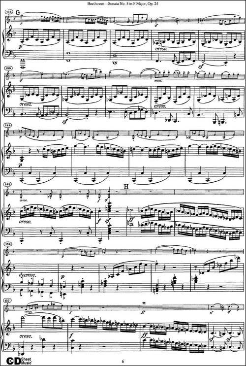 Violin-Sonata-No.5-in-F-Major-Op.24-小提琴+钢琴伴奏-提琴谱