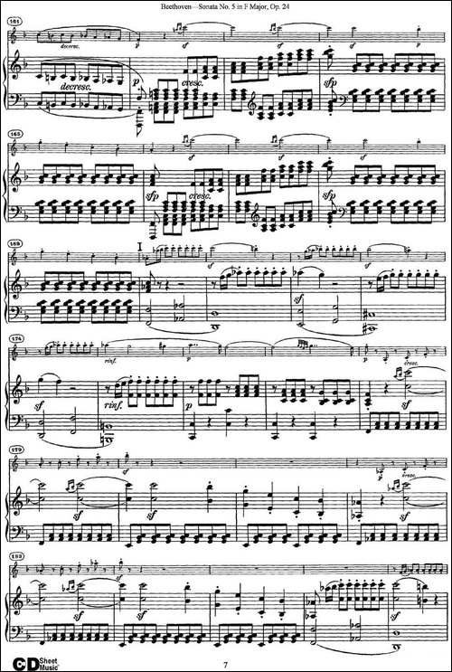 Violin-Sonata-No.5-in-F-Major-Op.24-小提琴+钢琴伴奏-提琴谱