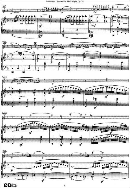 Violin-Sonata-No.5-in-F-Major-Op.24-小提琴+钢琴伴奏-提琴谱