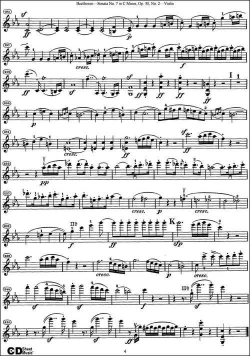 Violin-Sonata-No.7-in-C-Minor-Op.30-No.2-提琴谱