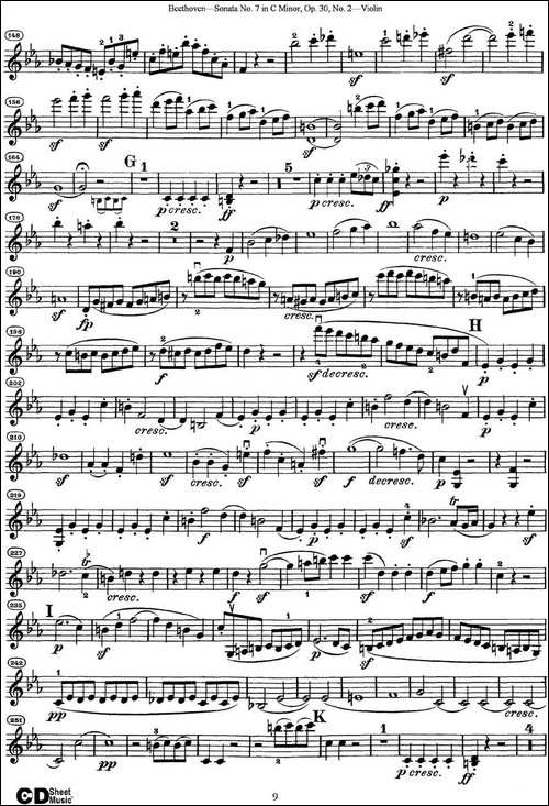 Violin-Sonata-No.7-in-C-Minor-Op.30-No.2-提琴谱