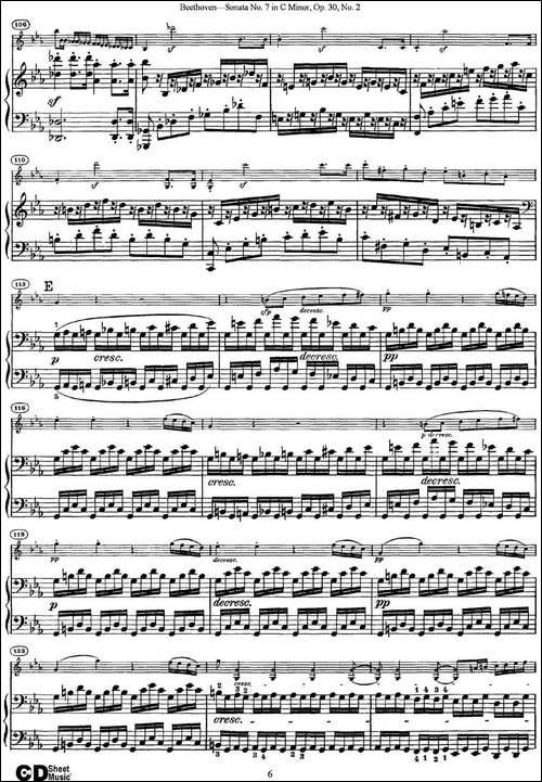 Violin-Sonata-No.7-in-C-Minor-Op.30-No.2-小提琴+钢琴伴奏-提琴谱