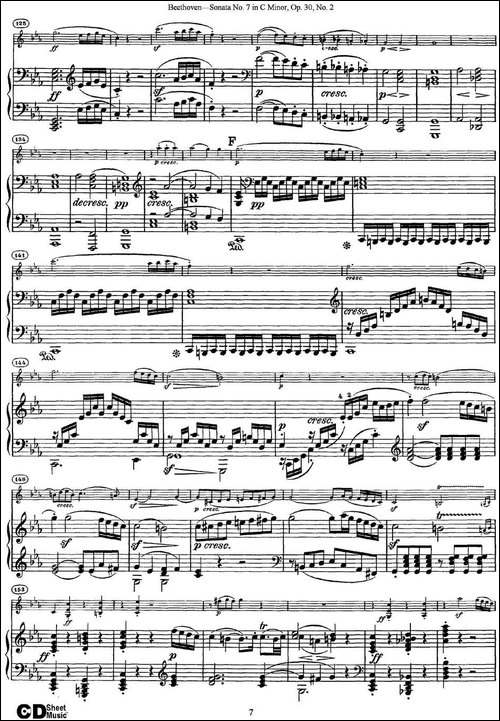 Violin-Sonata-No.7-in-C-Minor-Op.30-No.2-小提琴+钢琴伴奏-提琴谱