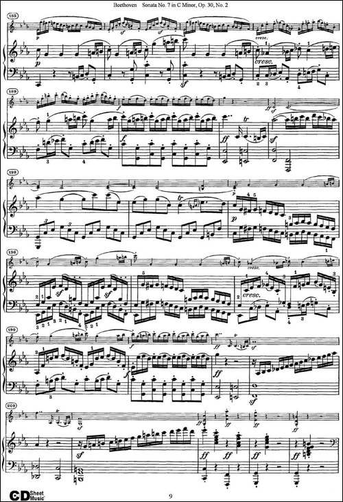 Violin-Sonata-No.7-in-C-Minor-Op.30-No.2-小提琴+钢琴伴奏-提琴谱