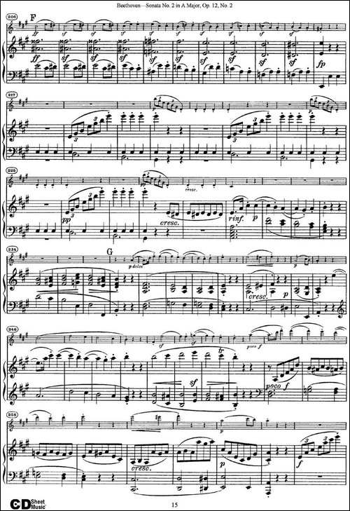 Violin-Sonata-No.2-in-A-Major-Op.12-No.2-小提琴+钢琴伴奏-提琴谱