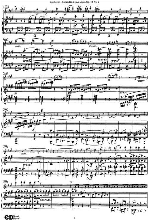 Violin-Sonata-No.2-in-A-Major-Op.12-No.2-小提琴+钢琴伴奏-提琴谱