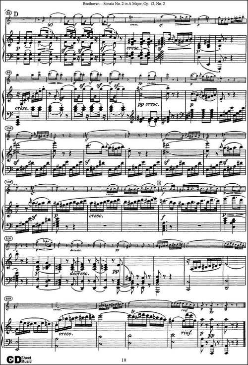 Violin-Sonata-No.2-in-A-Major-Op.12-No.2-小提琴+钢琴伴奏-提琴谱