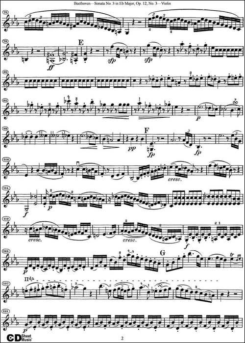 Violin-Sonata-No.3-in-Eb-Major-Op.12-No.3-提琴谱