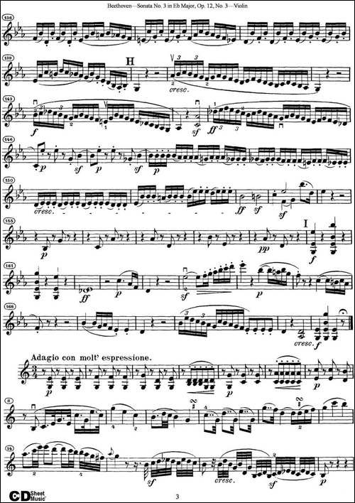 Violin-Sonata-No.3-in-Eb-Major-Op.12-No.3-提琴谱
