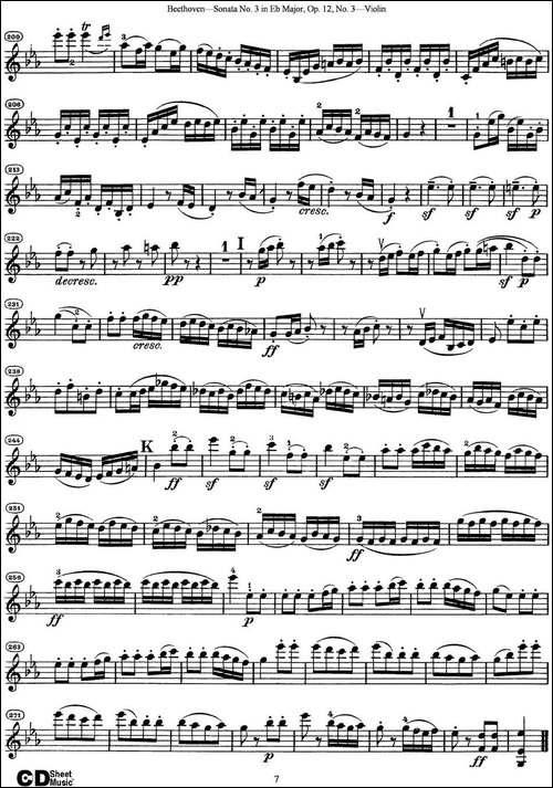 Violin-Sonata-No.3-in-Eb-Major-Op.12-No.3-提琴谱
