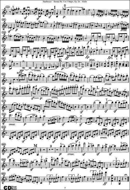 Violin-Sonata-No.5-in-F-Major-Op.24-提琴谱
