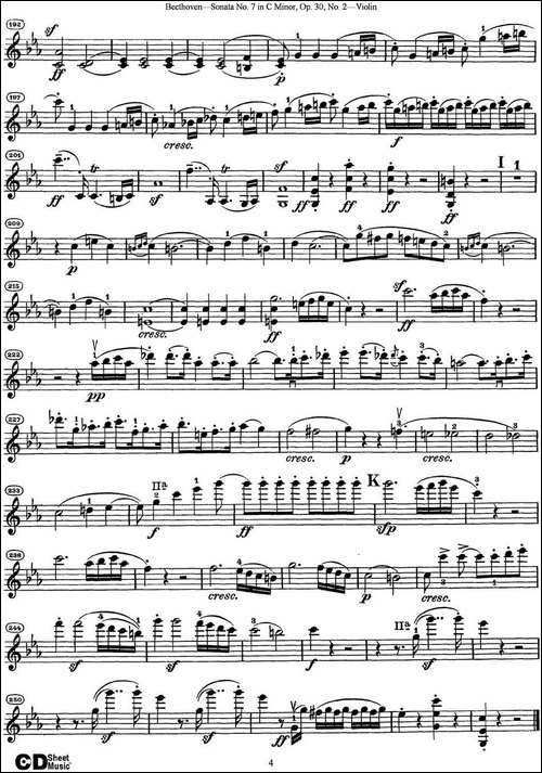 Violin-Sonata-No.7-in-C-Minor-Op.30-No.2-提琴谱