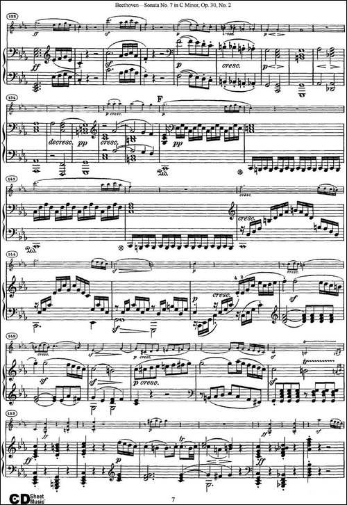 Violin-Sonata-No.7-in-C-Minor-Op.30-No.2-小提琴+钢琴伴奏-提琴谱