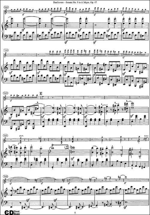 Violin-Sonata-No.9-in-A-Major-Op.47-小提琴+钢琴伴奏-提琴谱