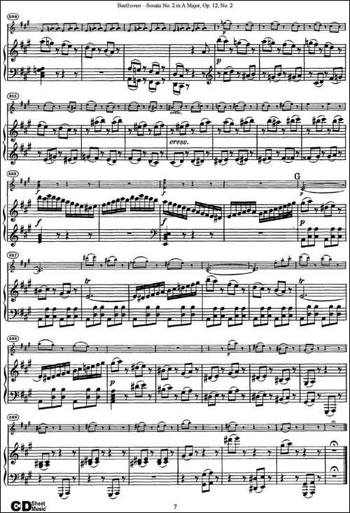 Violin-Sonata-No.2-in-A-Major-Op.12-No.2-小提琴+钢琴伴奏-提琴谱