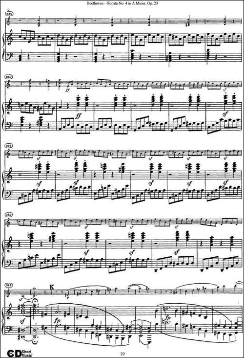 Violin-Sonata-No.4-in-A-Minor-Op.23-小提琴+钢琴伴奏-提琴谱