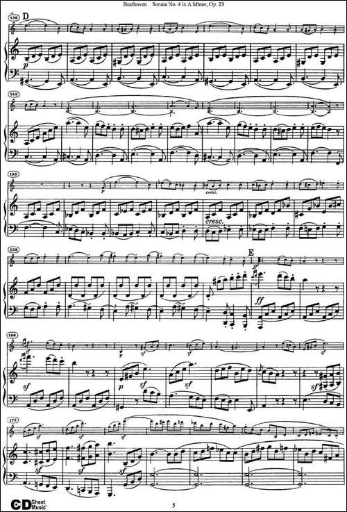 Violin-Sonata-No.4-in-A-Minor-Op.23-小提琴+钢琴伴奏-提琴谱