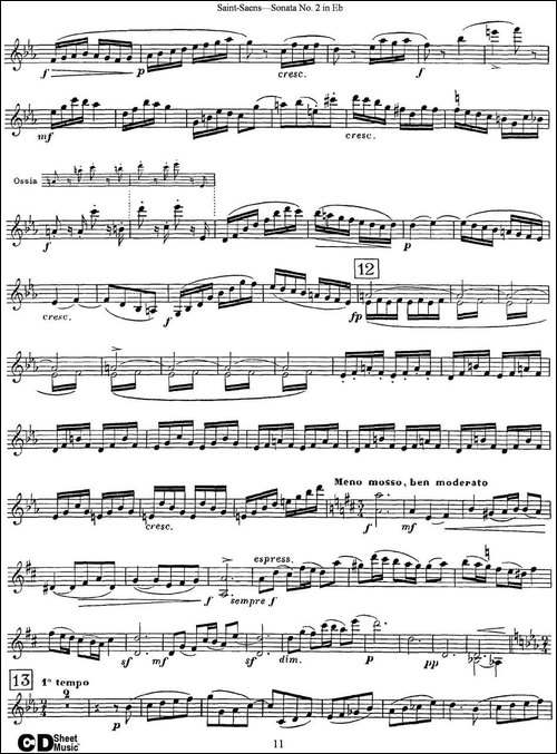Violin-Sonata-No.2-in-Eb-Major-Op.102-提琴谱