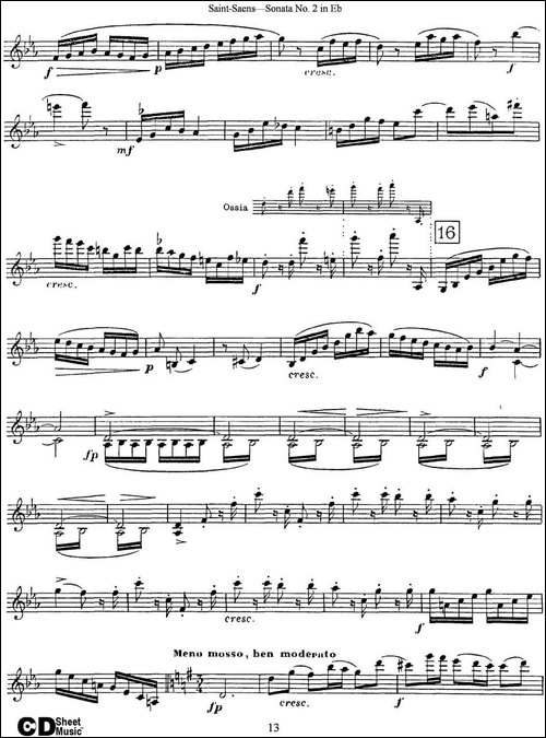 Violin-Sonata-No.2-in-Eb-Major-Op.102-提琴谱