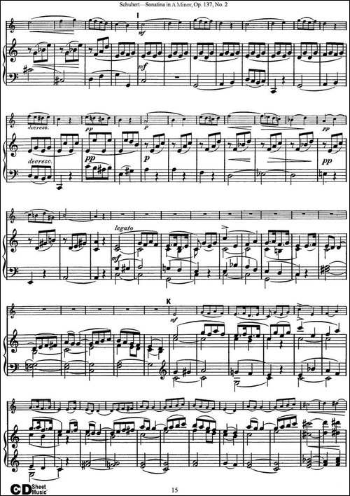 Violin-Sonatina-in-A-minor-Op.137-No.2-小提琴+钢琴伴奏-提琴谱