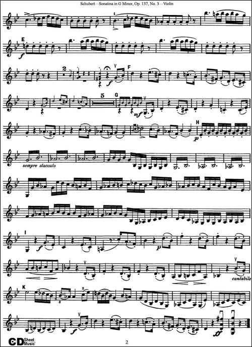 Violin-Sonatina-in-G-minor-Op.137-No.3-提琴谱