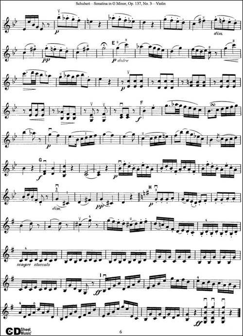 Violin-Sonatina-in-G-minor-Op.137-No.3-提琴谱