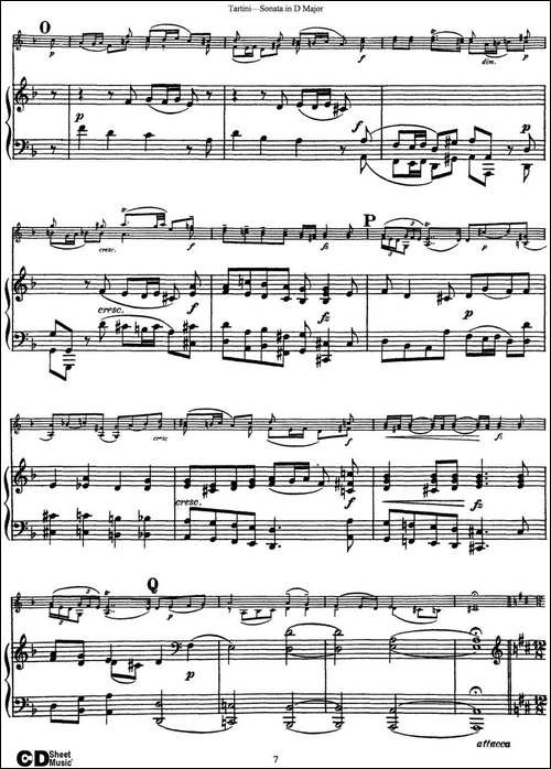 Violin-Sonata-in-D-Major-小提琴+钢琴伴奏-提琴谱
