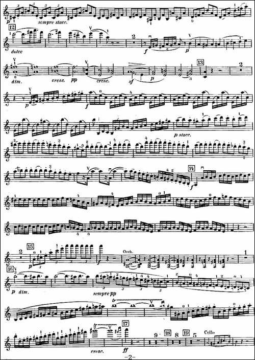 C大调小提琴协奏曲-Op.56-小提琴分谱-提琴谱