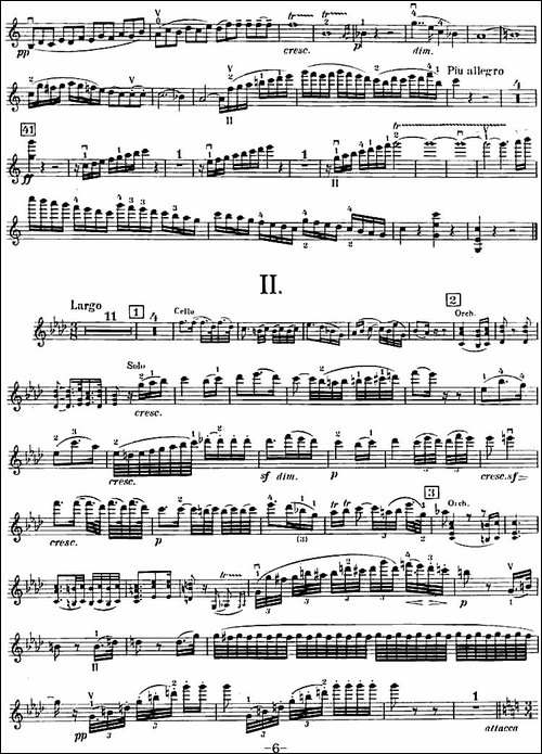 C大调小提琴协奏曲-Op.56-小提琴分谱-提琴谱