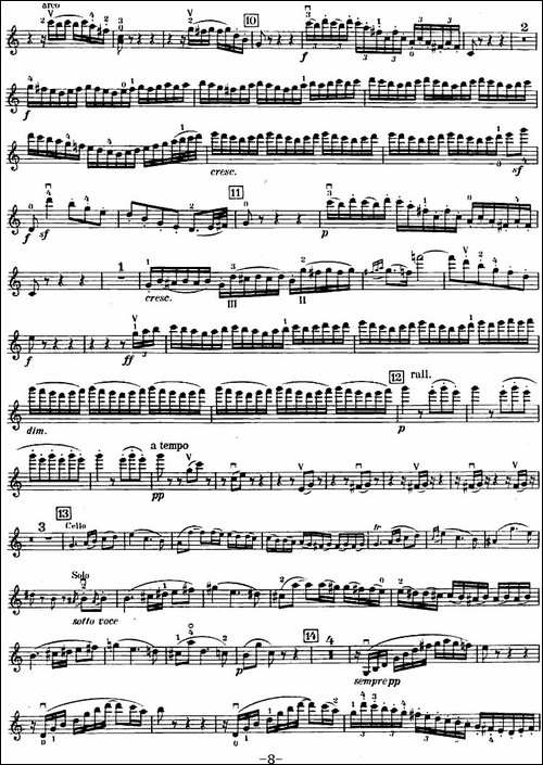 C大调小提琴协奏曲-Op.56-小提琴分谱-提琴谱