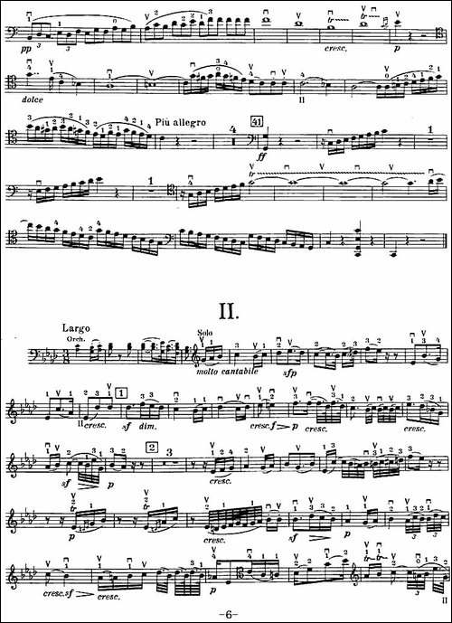 C大调小提琴协奏曲-Op.56-大提琴分谱-提琴谱