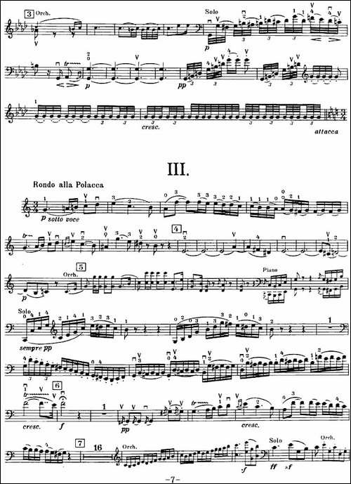 C大调小提琴协奏曲-Op.56-大提琴分谱-提琴谱