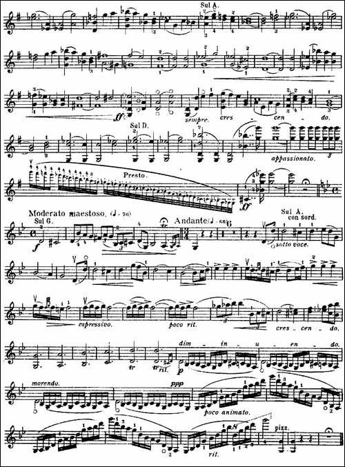 LEGENDE-Op.17-传奇-提琴谱