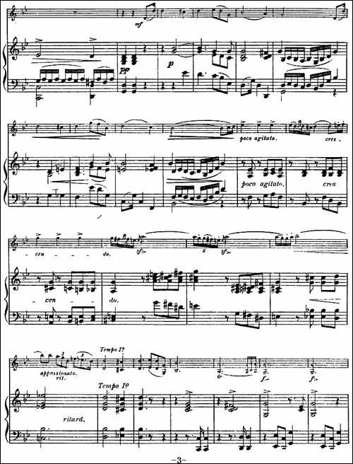 LEGENDE-Op.17-传奇-小提琴+钢琴伴奏-提琴谱