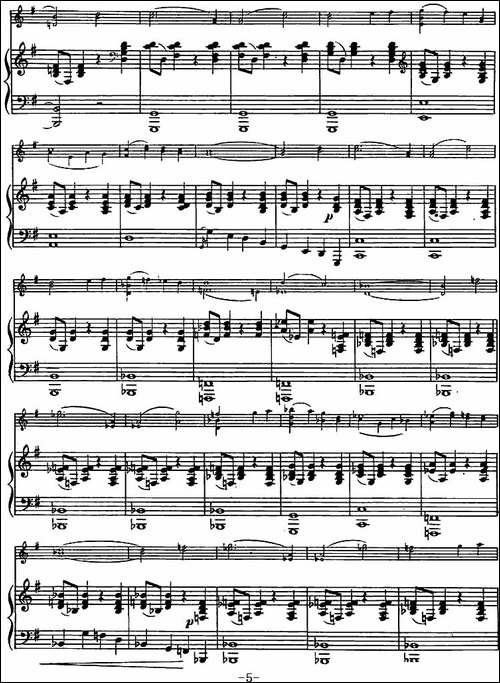 LEGENDE-Op.17-传奇-小提琴+钢琴伴奏-提琴谱
