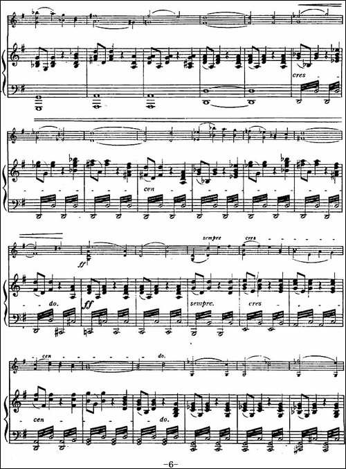 LEGENDE-Op.17-传奇-小提琴+钢琴伴奏-提琴谱