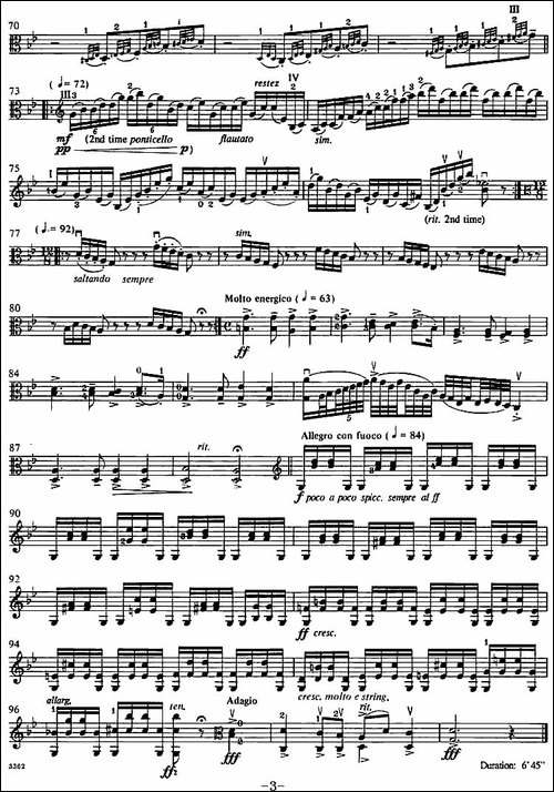 Passacaglia-帕萨卡利亚-二重奏中提琴分谱-提琴谱
