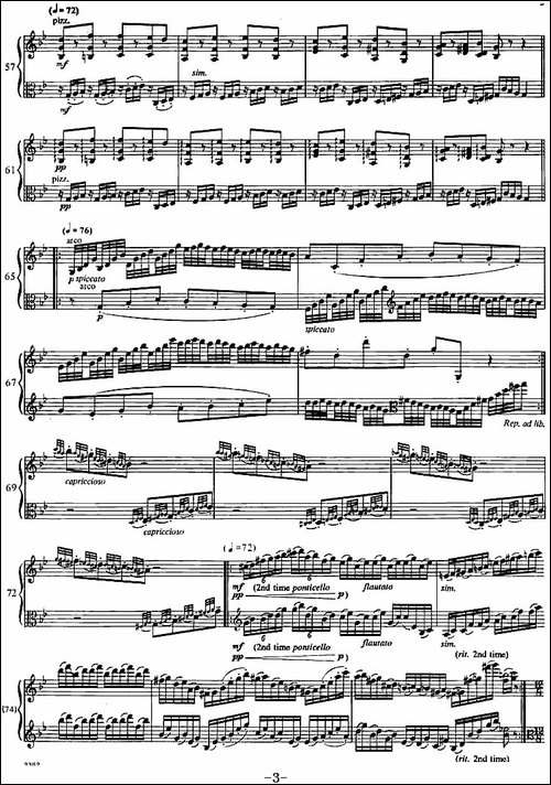 Passacaglia-帕萨卡利亚-小提琴+中提琴-提琴谱