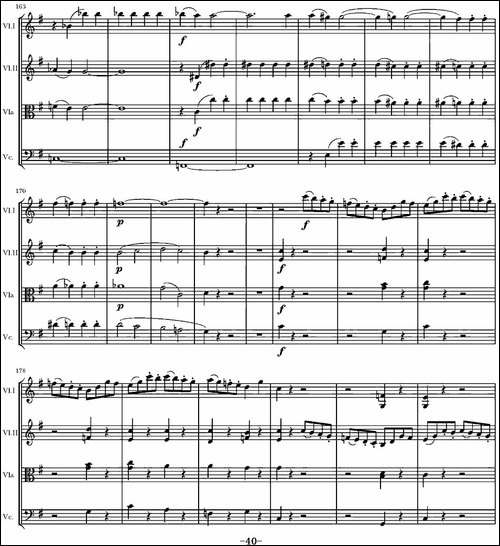 String-Quartet-KV.387-G大调弦乐四重奏-提琴谱
