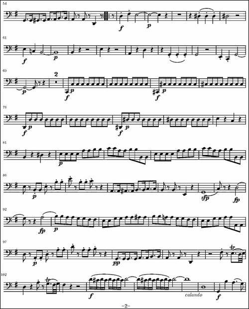 String-Quartet-KV.387-弦乐四重奏大提琴分谱-提琴谱