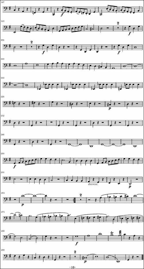 String-Quartet-KV.387-弦乐四重奏大提琴分谱-提琴谱