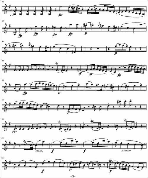 String-Quartet-KV.387-弦乐四重奏第一小提琴分谱-提琴谱