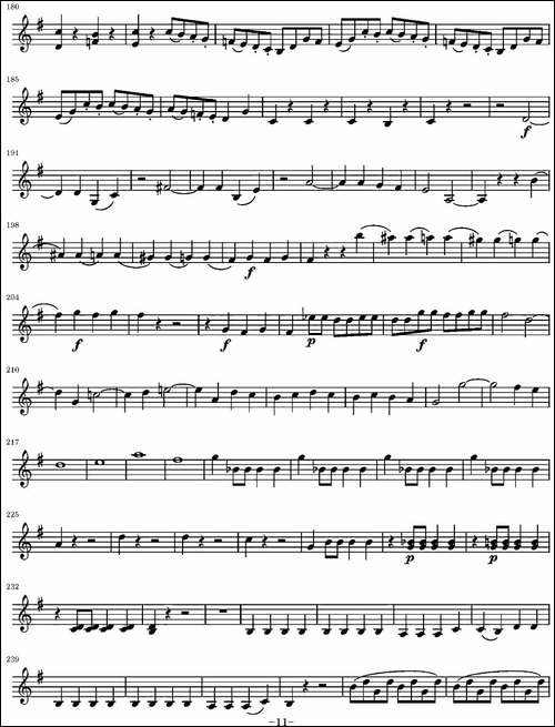 String-Quartet-KV.387-弦乐四重奏第二小提琴分谱-提琴谱