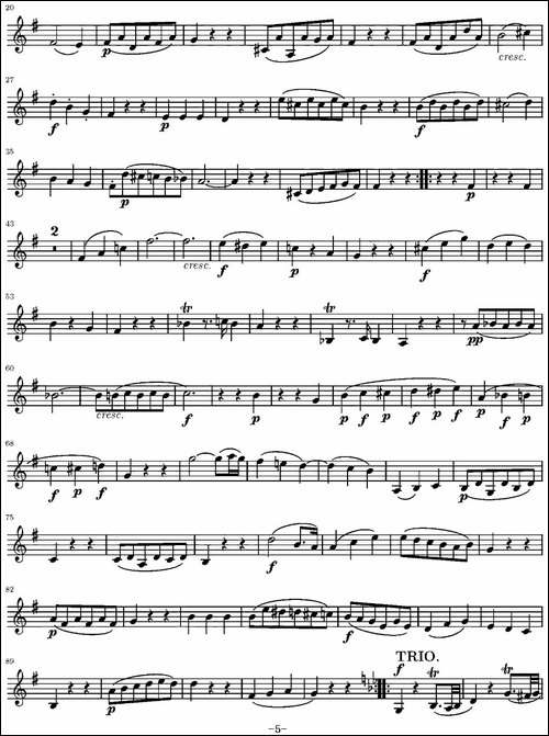 String-Quartet-KV.387-弦乐四重奏第二小提琴分谱-提琴谱