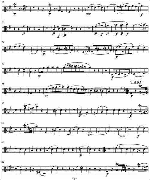 String-Quartet-KV.387-弦乐四重奏中提琴分谱-提琴谱